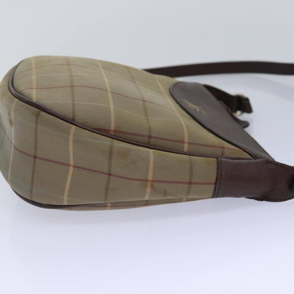 Burberrys Nova Check Shoulder Bag Canvas Beige Auth - Picture 5 of 16